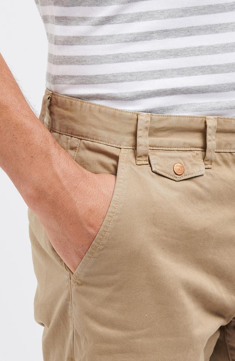 Barbour Neuston Regular Fit Chino Shorts, Alternate, color, Stone