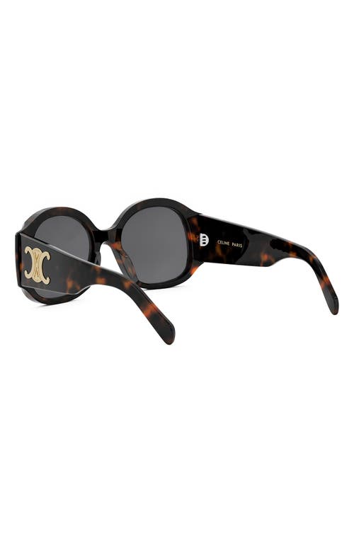 Celine Maxi Triomphe 54mm Round Sunglasses