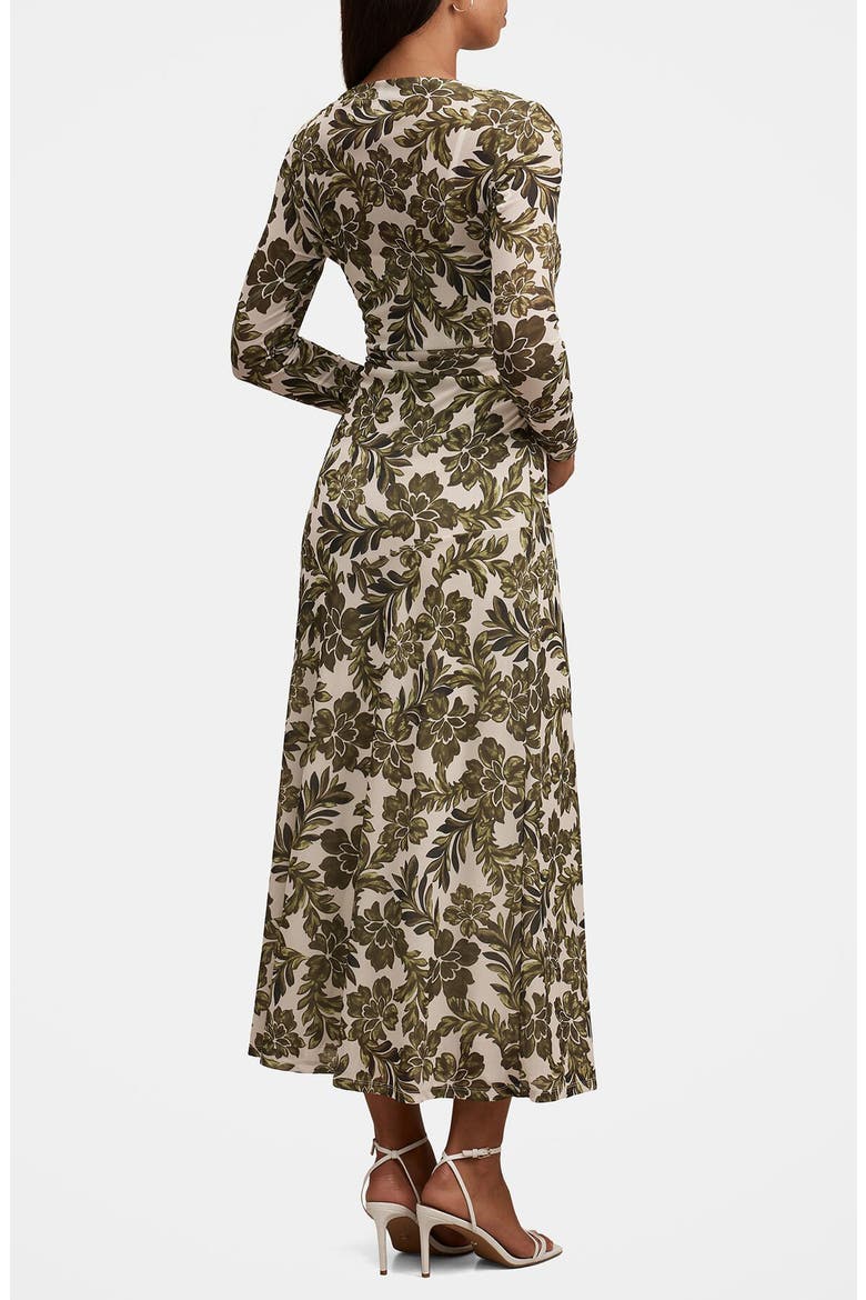 Georgia Print Long Sleeve Maxi Dress, Alternate, color, DARK REI FLORAL