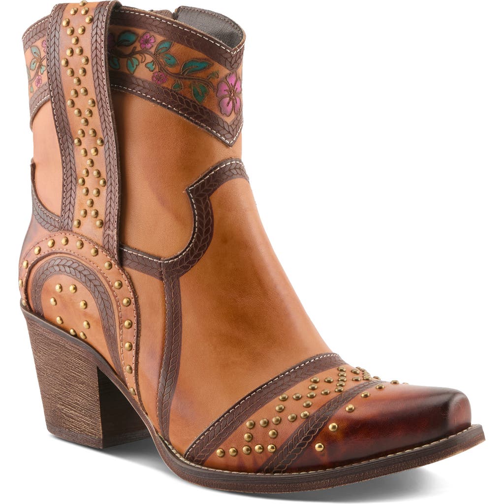 L'artiste By Spring Step Saddleup Western Boot In Multi