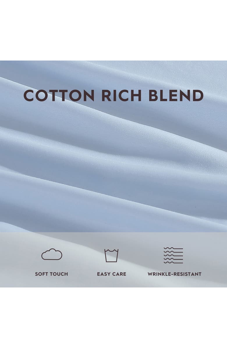 Laura Ashley Solid 800 Thread Count Sheet Set, Alternate, color, Pastel Blue