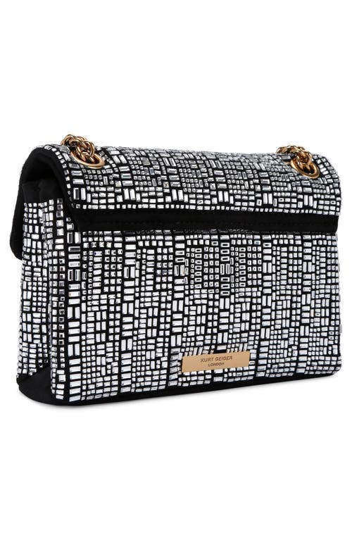 KURT GEIGER KURT GEIGER LONDON MINI KENSINGTON CRYSTALS CONVERTIBLE CROSSBODY BAG 