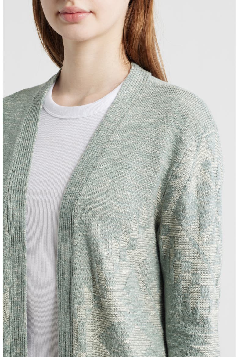 Cotton Duster Cardigan, Alternate, color, SAGE