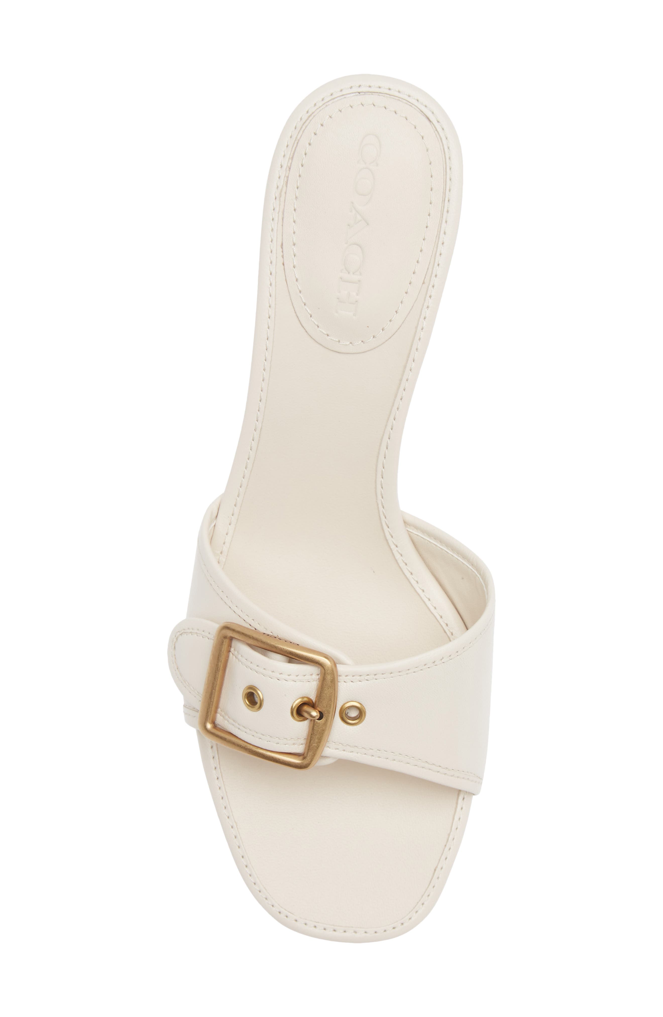 Margot Kitten Heel Sandal, Alternate, color, OAK/ CHALK