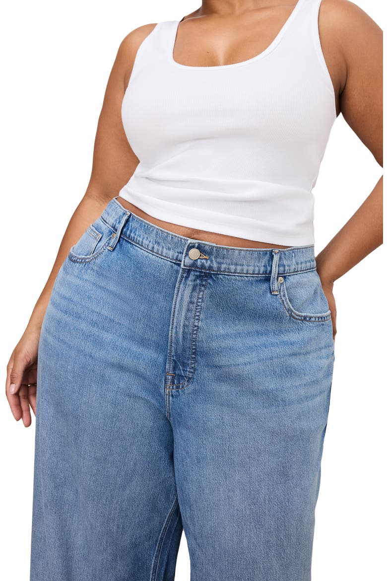 Weightless Good Standard Ease Wide Leg Jeans, Alternate, color, INDIGO961
