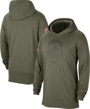Nike Men's Nike  Olive Oklahoma State Cowboys Military Pack Long Sleeve Hoodie T-Shirt