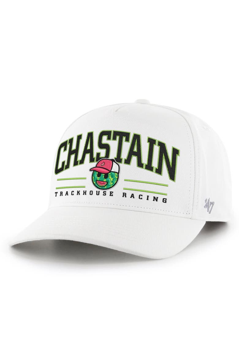 Men's '47  White Ross Chastain  Roscoe Hitch Adjustable Hat, Main, color, White