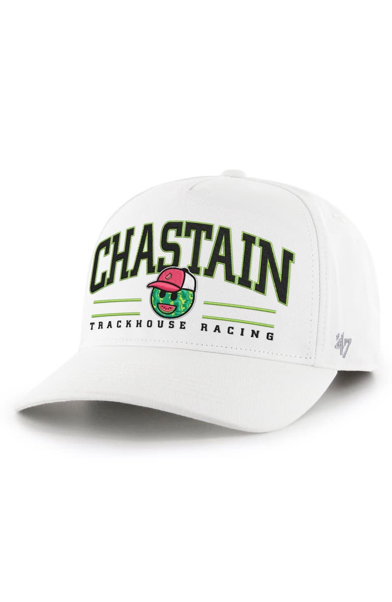 '47 Men's '47 White Ross Chastain Roscoe Hitch Adjustable Hat, Main, color, White