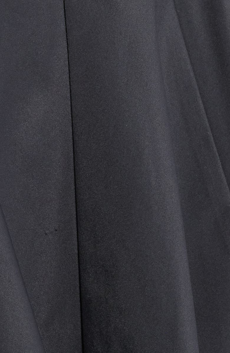 LoveShackFancy Georgeanne Bubble Miniskirt, Alternate, color, Black