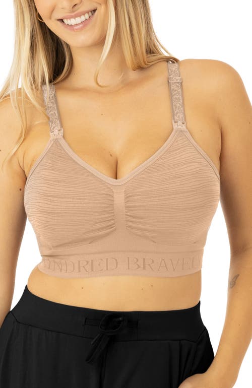 Kindred Bravely Busty Sublime Hands-free Pumping & Nursing Bra In Neutral