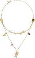 Kate Spade New York secret garden charm necklace