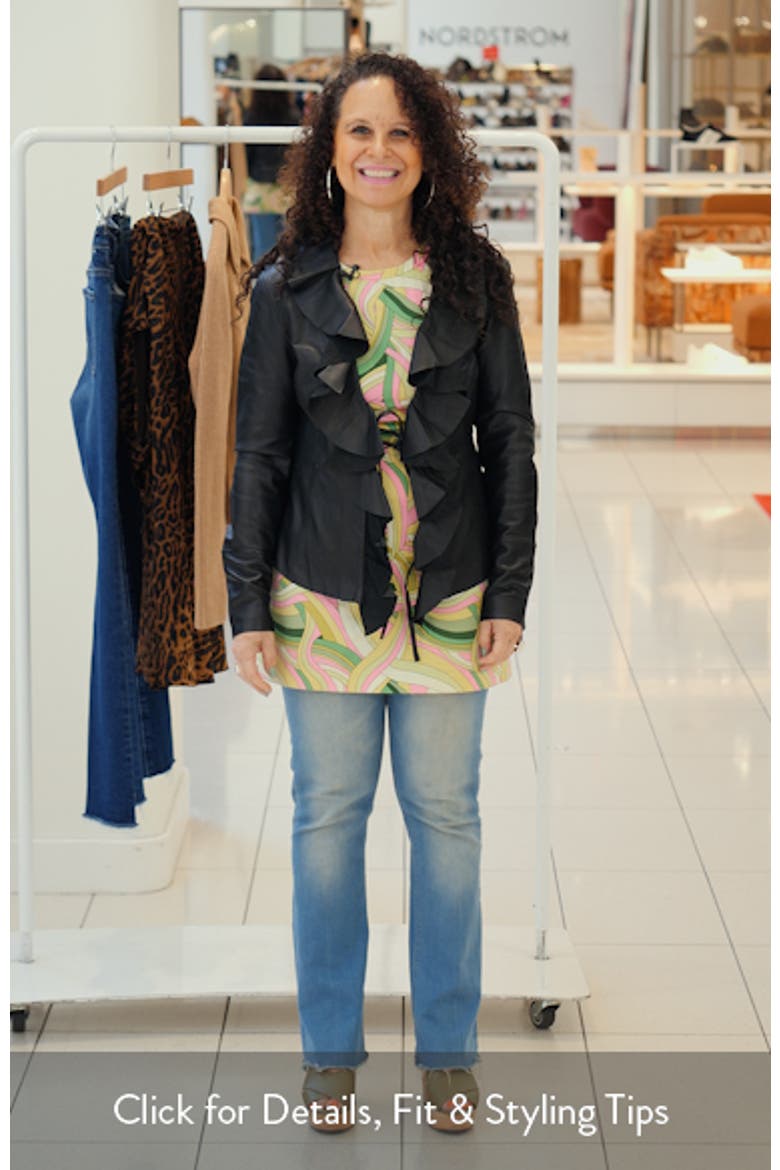 Luana Ruffled Leather Shirt video