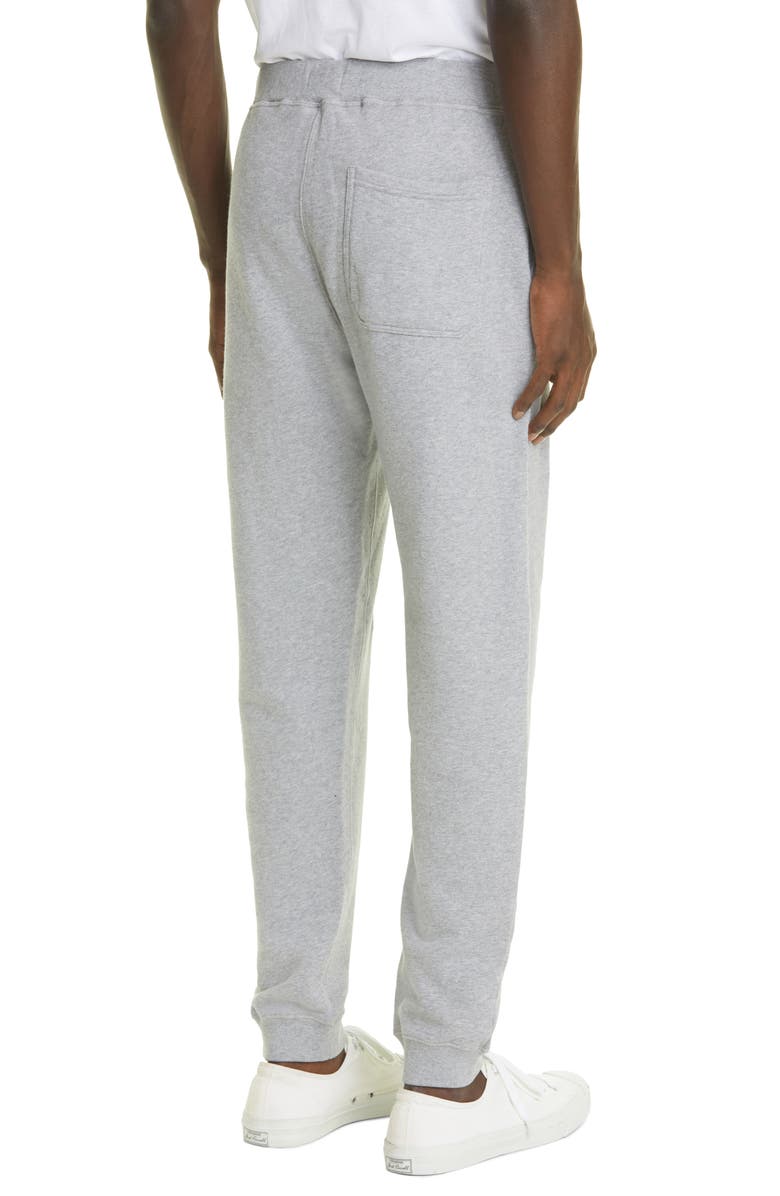 Sunspel French Terry Jogger Sweatpants, Alternate, color, Grey Melange