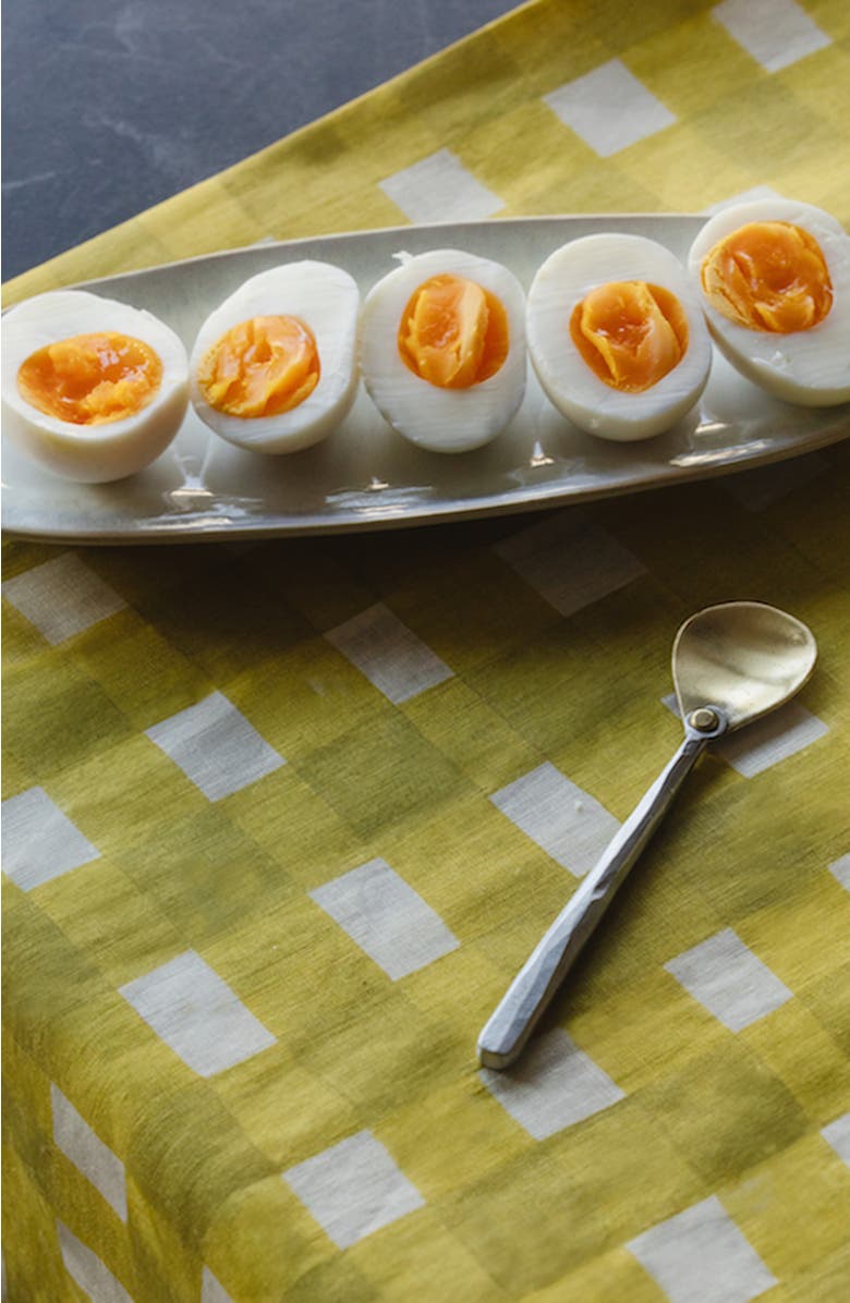 Goldie Home Yellow Cross Hatch Runner, Alternate, color, Yellow Cross