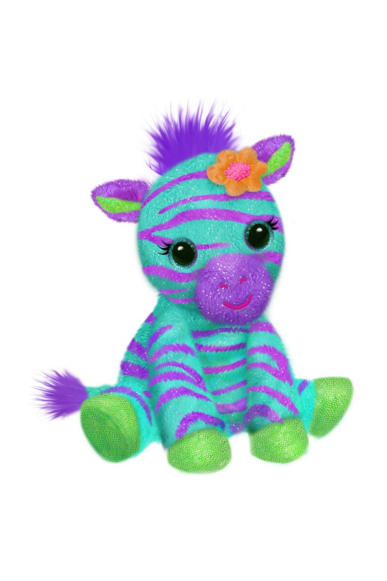 Fantazoo 10 Inch Plush, Zena Zebra, Main, color, Multicolored