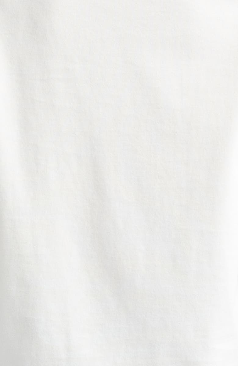 Burberry Frankie Bow Tie Cotton T-Shirt, Alternate, color, Chalk