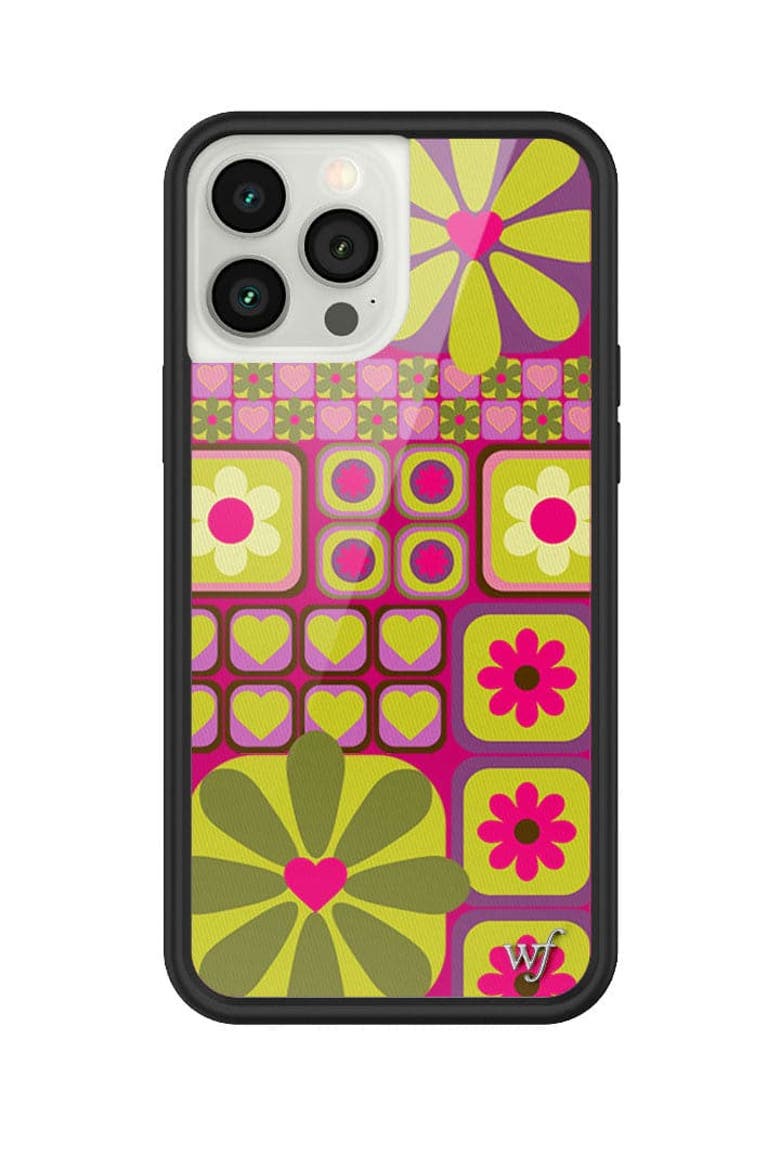 Flower Funk iPhone Case, Alternate, color, Brown