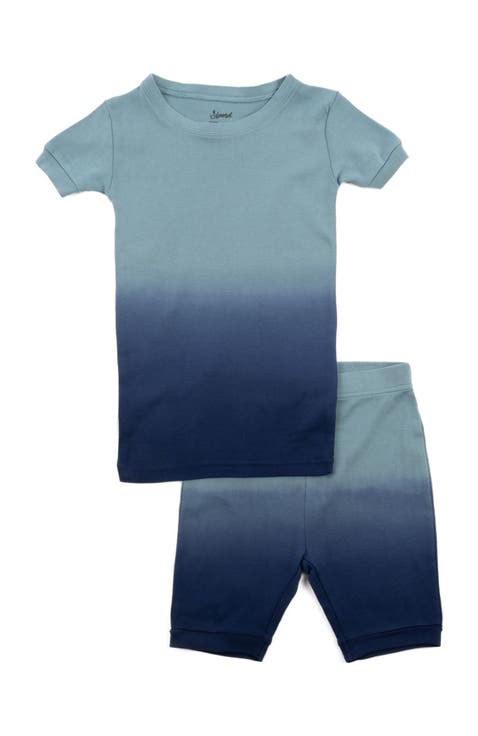 Kids Short Sleeve Cotton Tie Dye Matching Family Pajamas (Toddler, Little Kid & Big Kid)