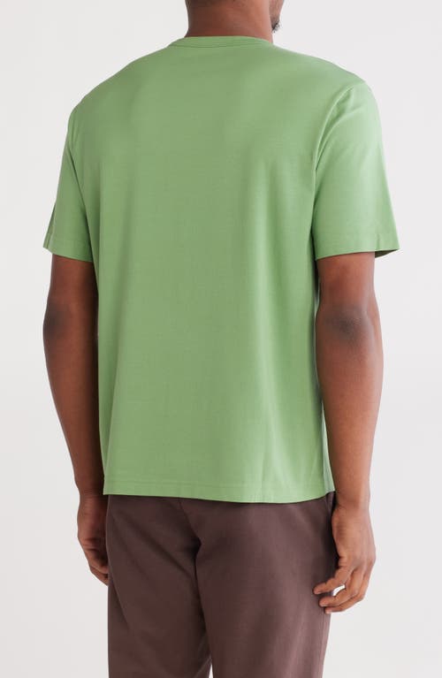 14th & Union Cotton & Modal Blend T-shirt In Green Shale