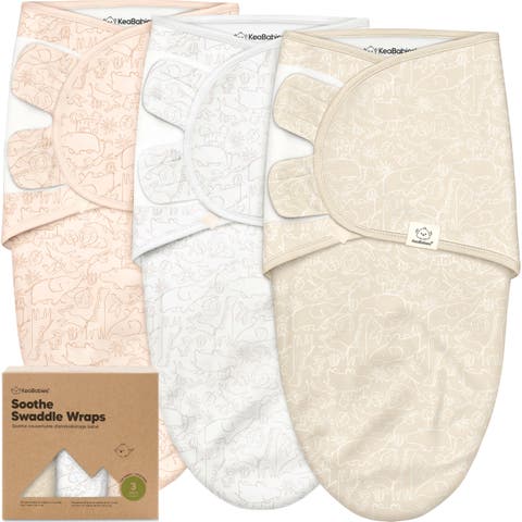 3-Pack Soothe Swaddle Wraps