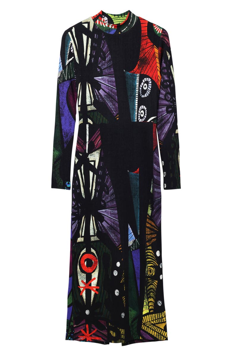 Desigual M. Christian Lacroix Arty Midi Dress, Alternate, color, 