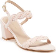 Stuart Weitzman Twistie Black Heel Sandal