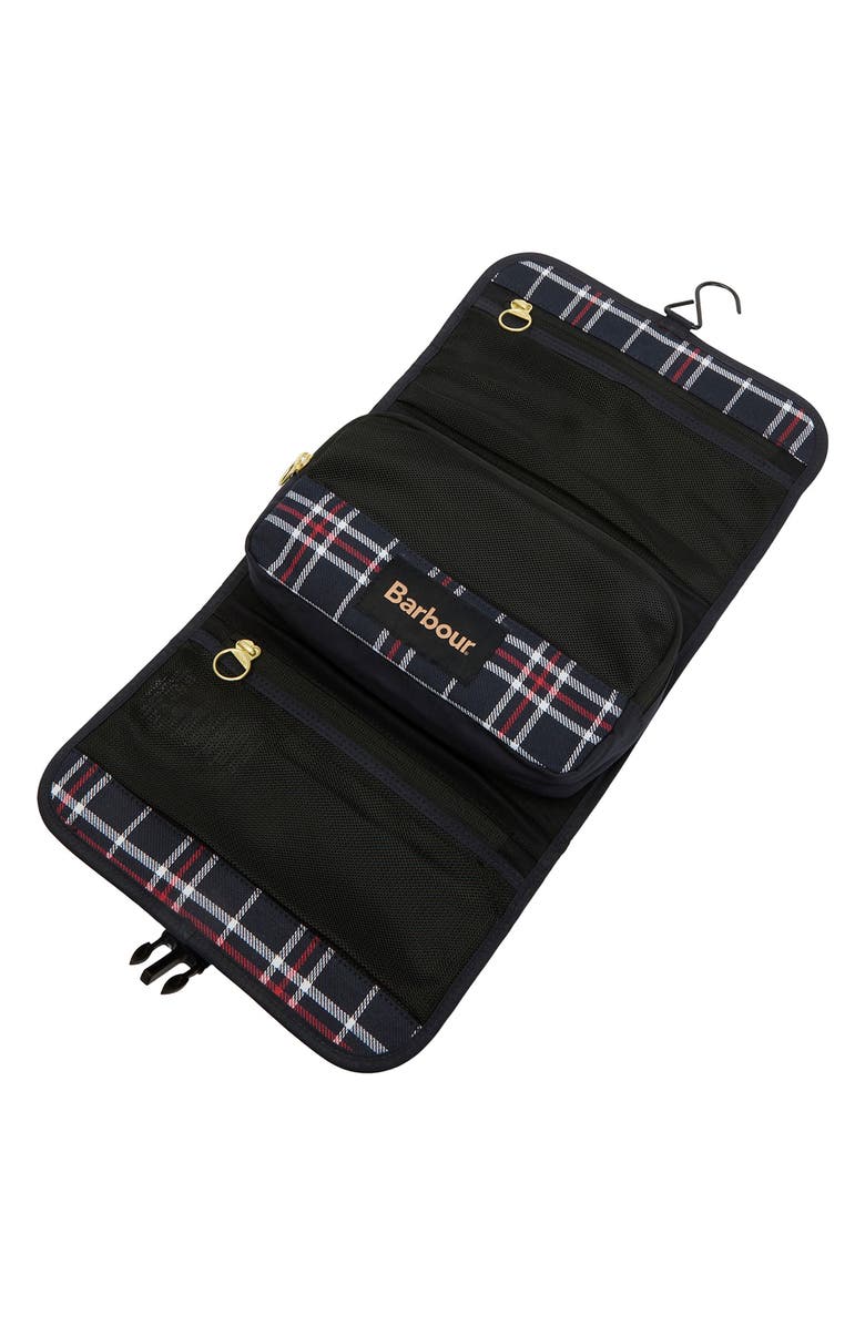Barbour Transport Hanging Wash Bag, Alternate, color, Navy