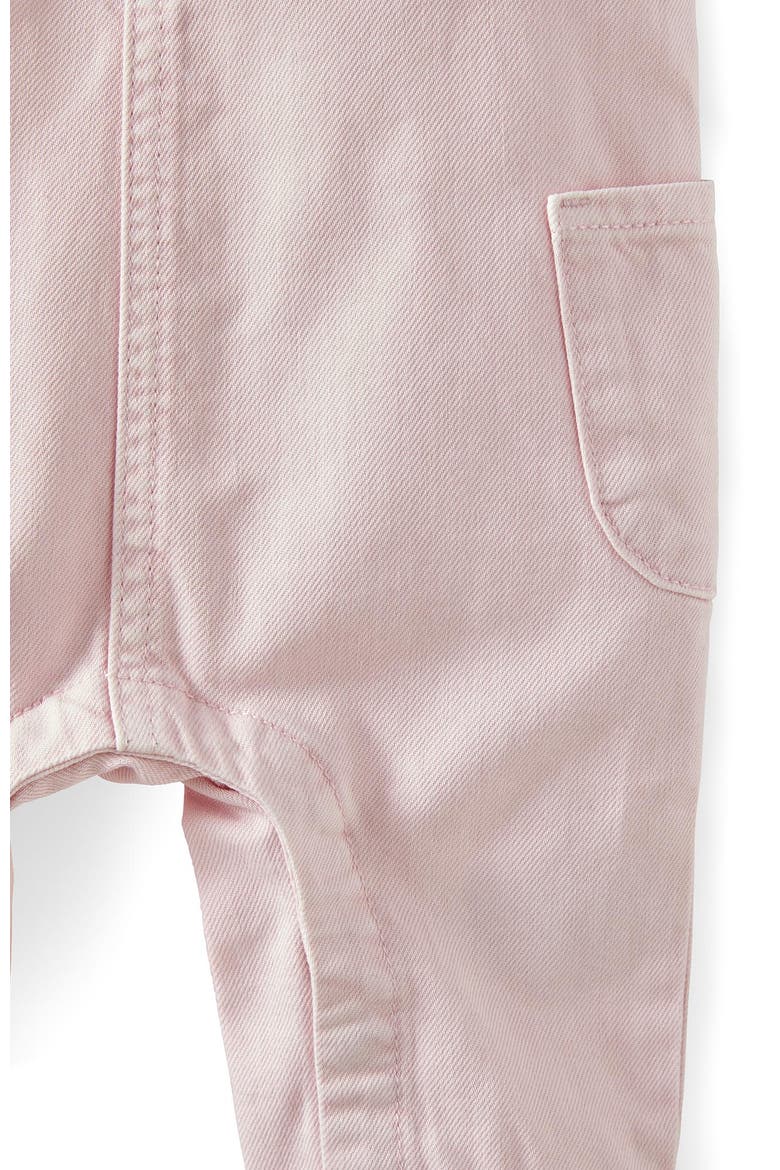 Kairo Denim Overall, Alternate, color, Tea Party Pink Wash
