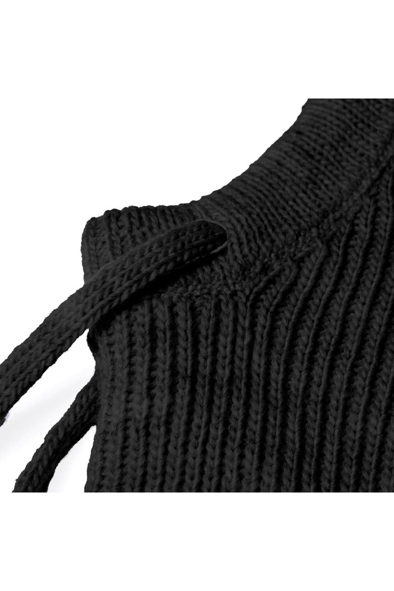 Hand Knit Cozy Hood, Main, color, Charcoal