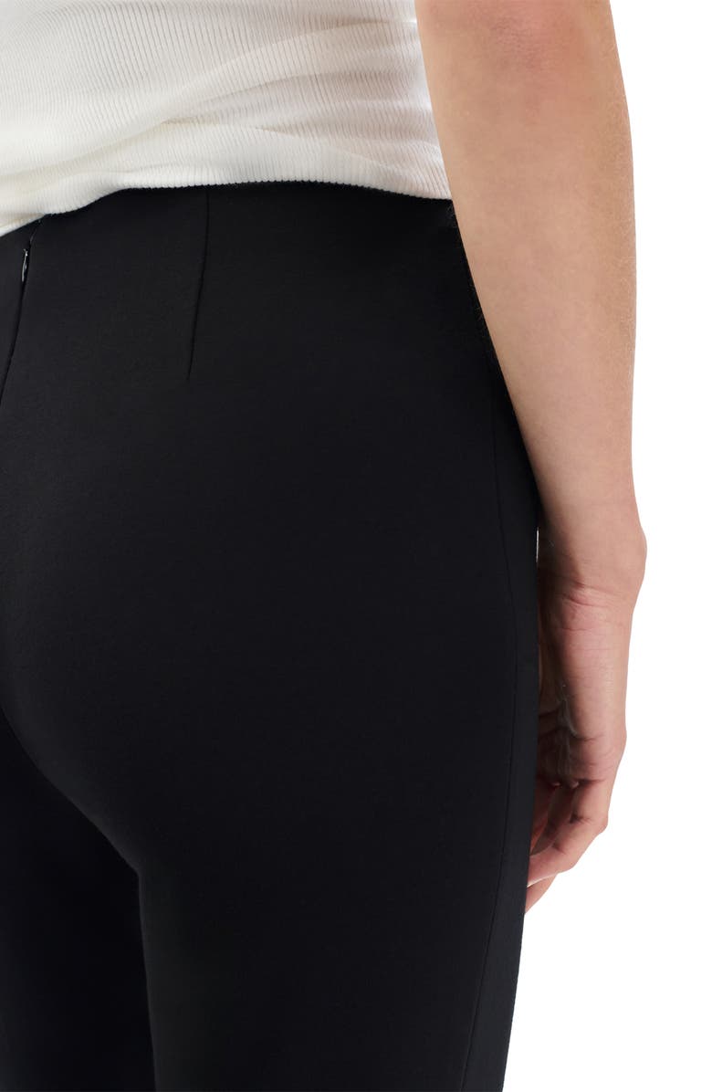 rag & bone Irina Ponte Kick Flare Pants, Alternate, color, Black