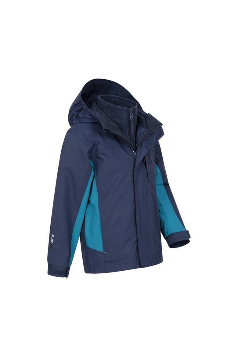 Childrens/Kids Cannonball 3 in 1 Waterproof Jacket, Alternate, color, Blue