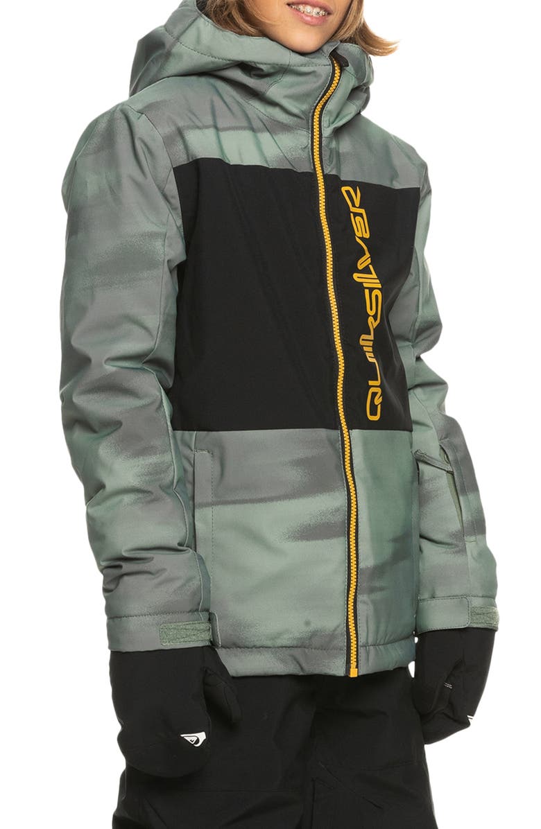 Quiksilver Kids' Side Hit Water Repellent Insulated Jacket, Alternate, color,