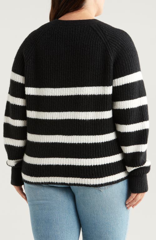 CASLON CASLON® WEEKEND STRIPE CARDIGAN