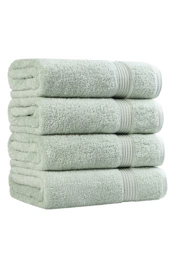 Superior 4-pack Bath Towel Set In Green