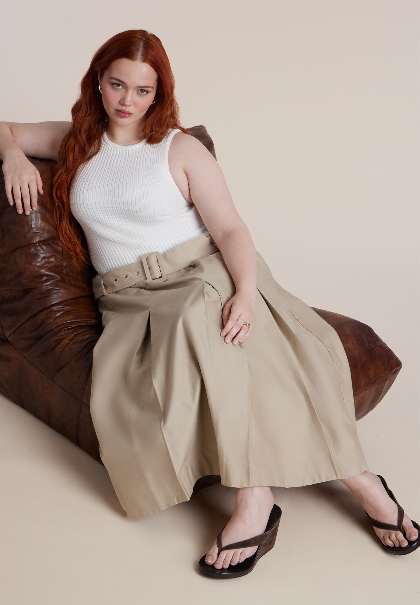 Combo Dress With Belt - image 2
