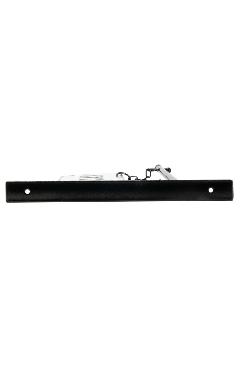 Foreside Home and Garden White and Black Enamel Kitchen Wall Sign on Metal Hanger, Alternate, color, White
