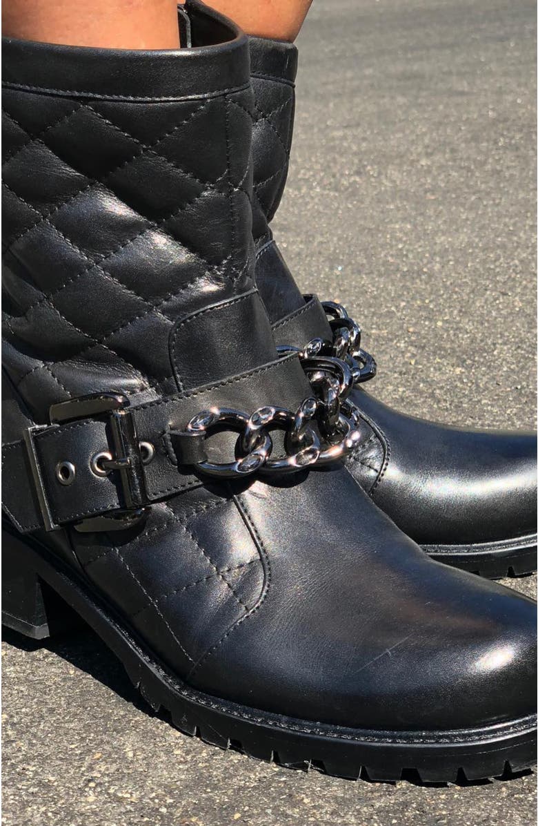 Allegra James Cate Biker Bootie, Alternate, color,