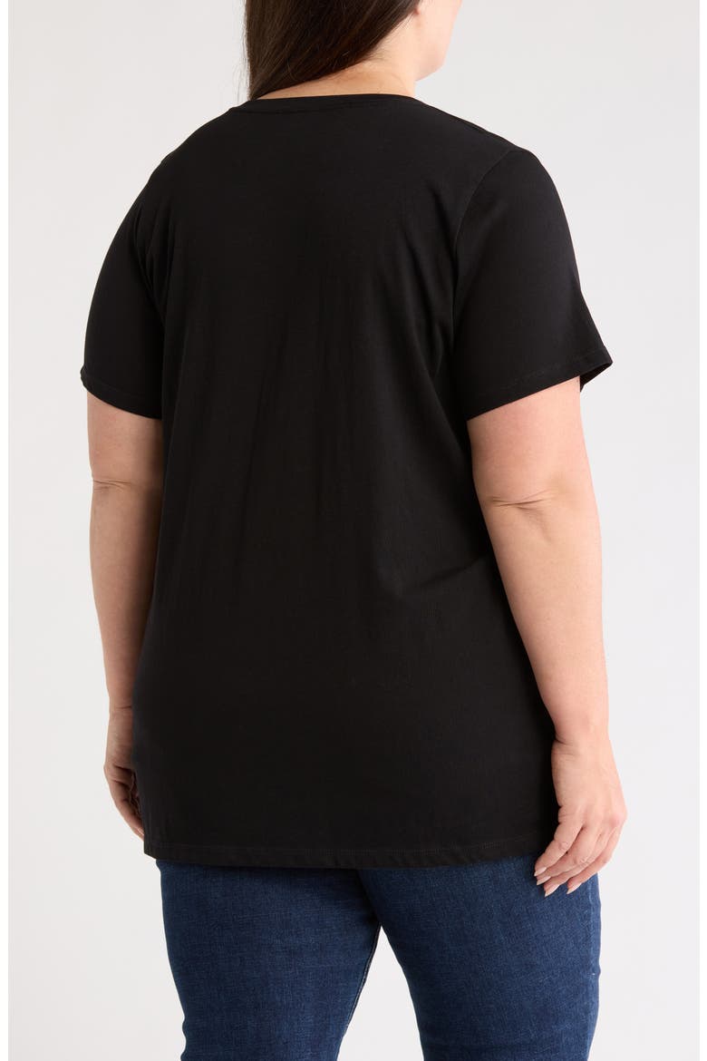 Soft Fade Cotton T-Shirt, Alternate, color, JET BLACK