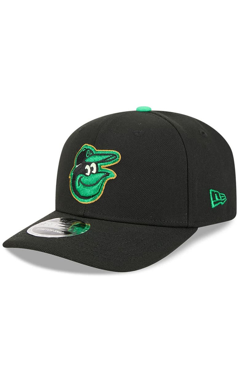 New Era Men's New Era  Black Baltimore Orioles 2026 St. Patrick's Day 9SEVENTY Adjustable Hat, Alternate, color, Black