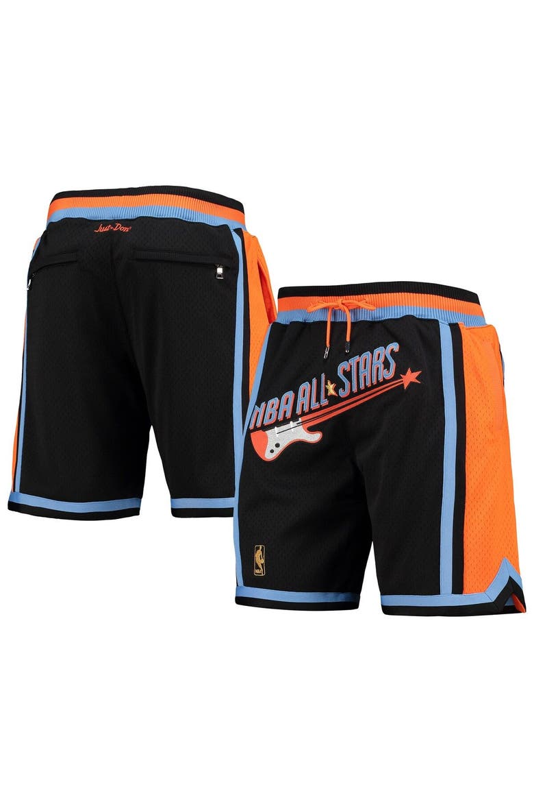 Men's Mitchell & Ness x Just Don Black NBA 1996-97 Hardwood Classics Authentic Shorts, Alternate, color, Black