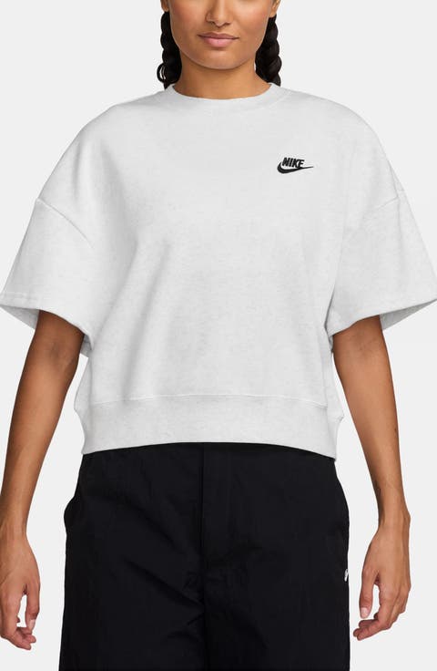 Sportswear Club Short Sleeve Fleece Pullover