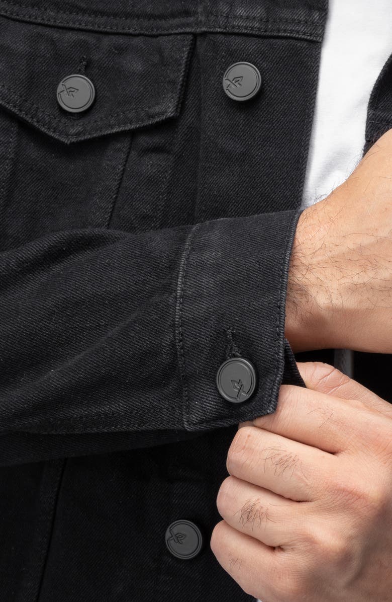 XRAY Bear Growl Patch Denim Jacket, Alternate, color, 