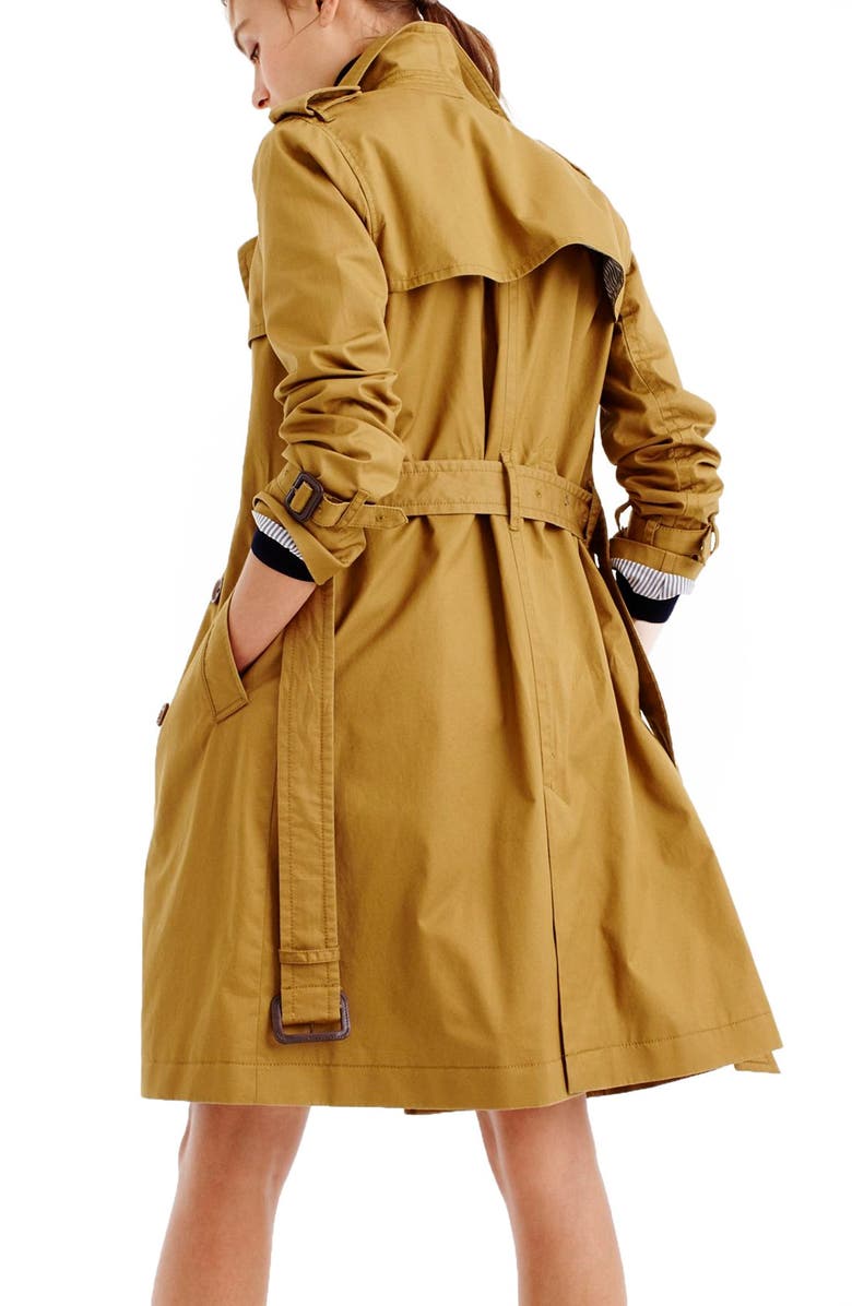 J.CREW FACTORY J.Crew City Trench Coat, Alternate, color, 