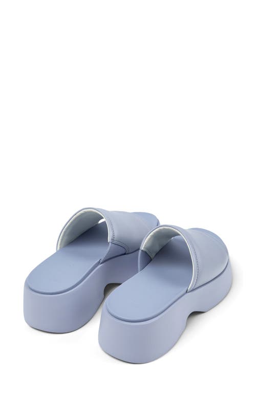 Camper Tasha Slide Sandal In Medium Blue