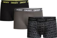 DKNY 3-Pack Ultralight Microfiber Mesh Trunks