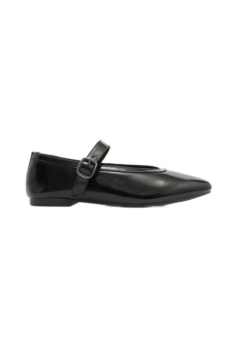 Matilda Leather Mary Jane Flats