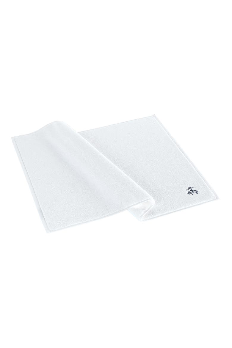 Ottoman Rolls Bath Mat, Main, color, WHITE