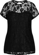 City Chic Nevaeh Lace Top