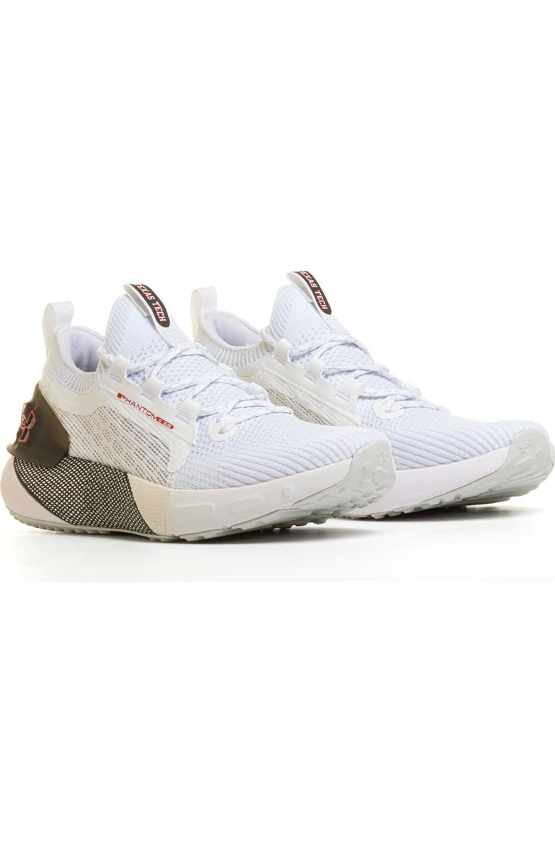 Under Armour Men's Under Armour White Texas Tech Red Raiders HOVR Phantom 3 Running Shoes, Alternate, color,