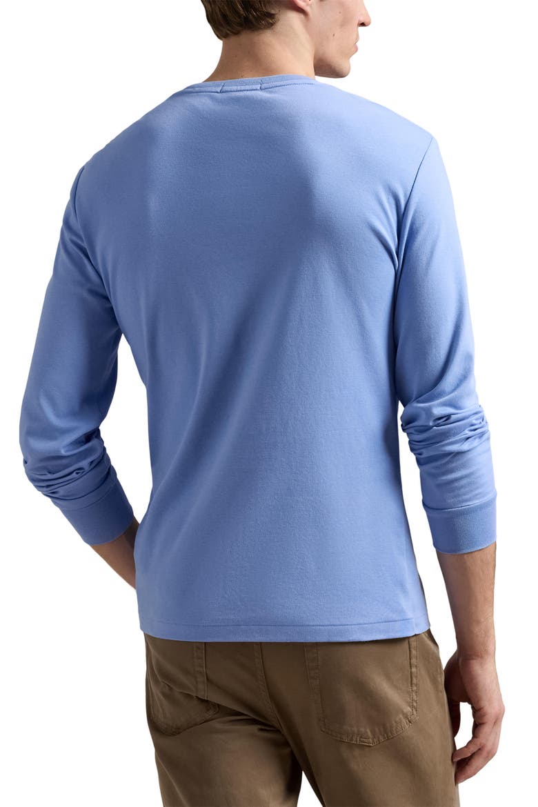 Soft Touch Long Sleeve T-Shirt, Alternate, color, FALL BLUE